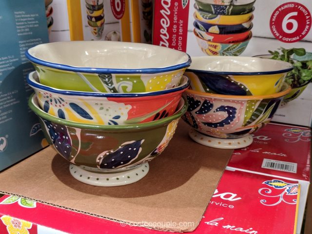 Over And Back Primavera Hand Painted Bowl Set Costco 