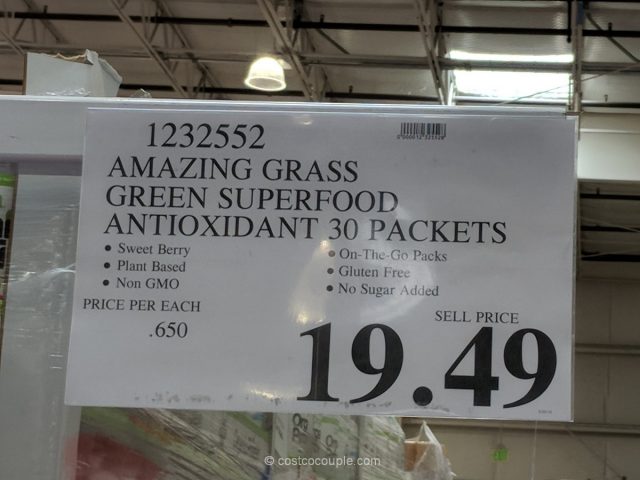 Amazing Grass Green Superfood Antioxidant Costco 