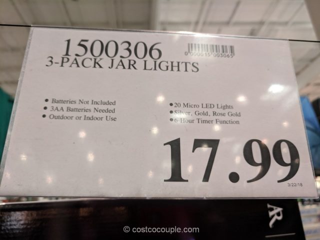 Glass Jars with LED Lights Costco 