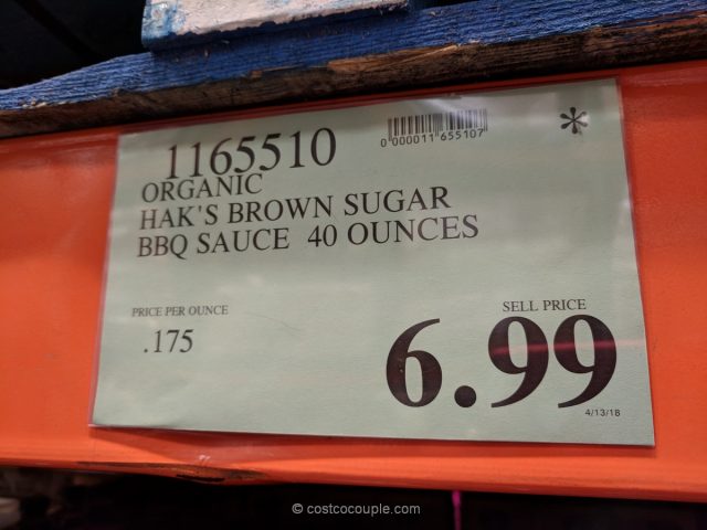 Haks Organic Brown Sugar BBQ Sauce Costco 