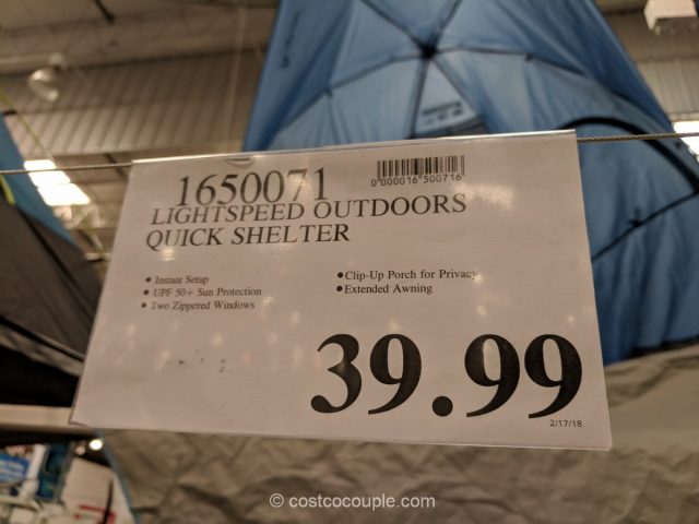 Lightspeed Outdoors Quick Shelter Costco 