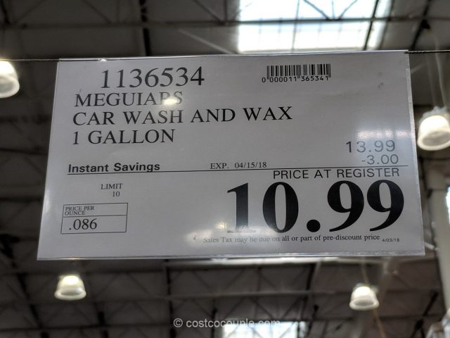 Meguiars Car Wash and Wax Costco