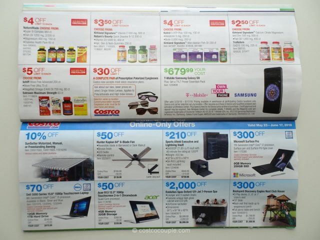 Costco May 2018 Coupon Book 05/23/18 to 06/17/18