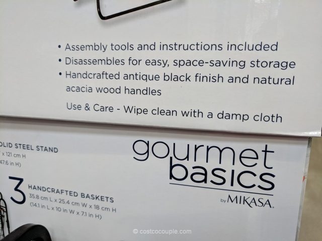 Gourmet Basics 3-Tier Market Baskets Costco 