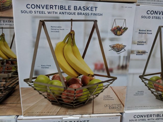 Gourmet Basics Covertible Basket Costco 