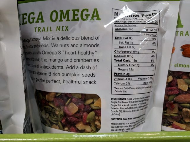Gourmet Nut Mega Omega Trail Mix Costco