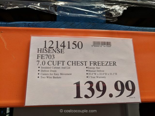 Hisense Chest Freezer Costco 