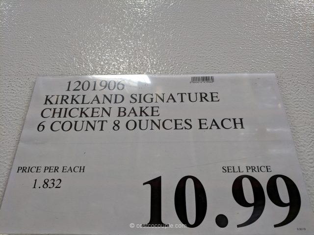 Kirkland Signature Chicken Bakes Costco 