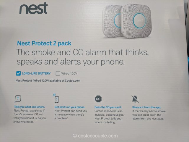 Nest Protect Smoke and Carbon Monoxide Detector Costco 