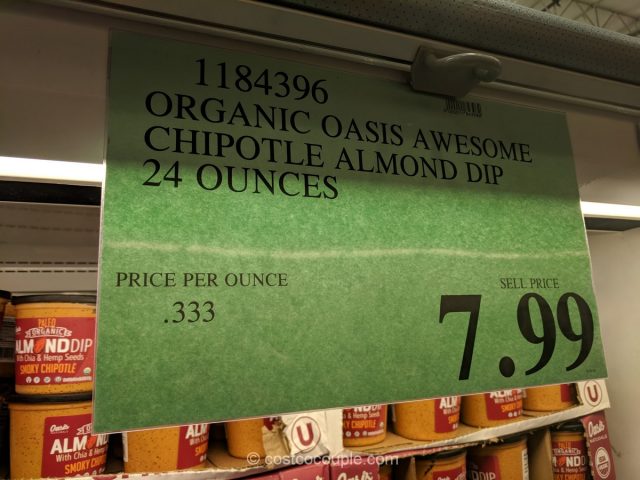Oasis Organic Paleo Chipotle Almond Dip Costco 