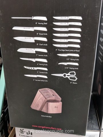 Cangshan German Steel Knife Block Set Costco