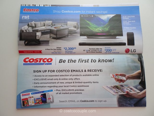Costco August 2018 Coupon Book 