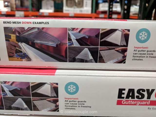 EasyOn Stainless Steel Gutter Guard Stainless Steel Gutter Guards Costco