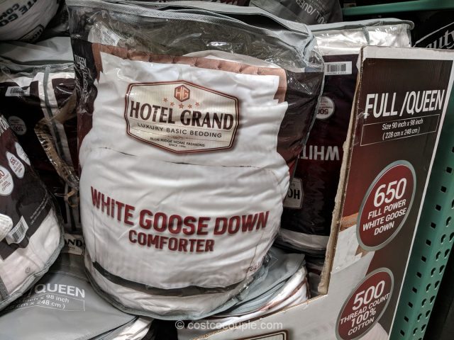 Hotel Grand White Goose Down Comforter Costco 