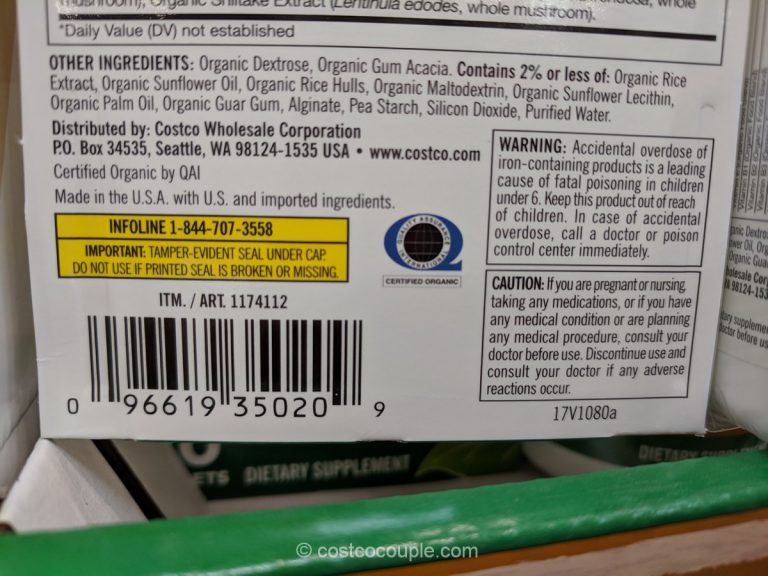 Kirkland Signature Organic Multivitamin