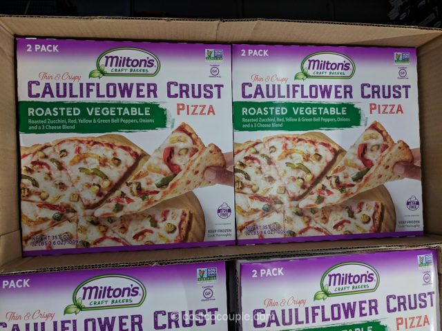 Miltons Cauliflower Crust Vegetable Pizza Costco 