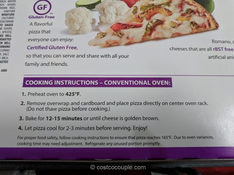 Milton’s Cauliflower Crust Vegetable Pizza