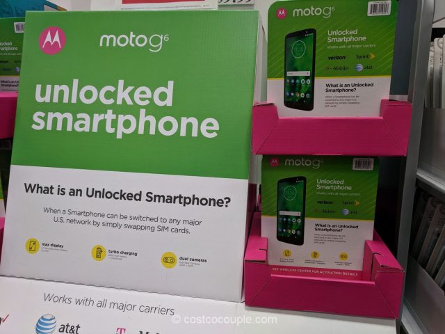 Moto G6 32 GB Unlocked Smartphone Costco