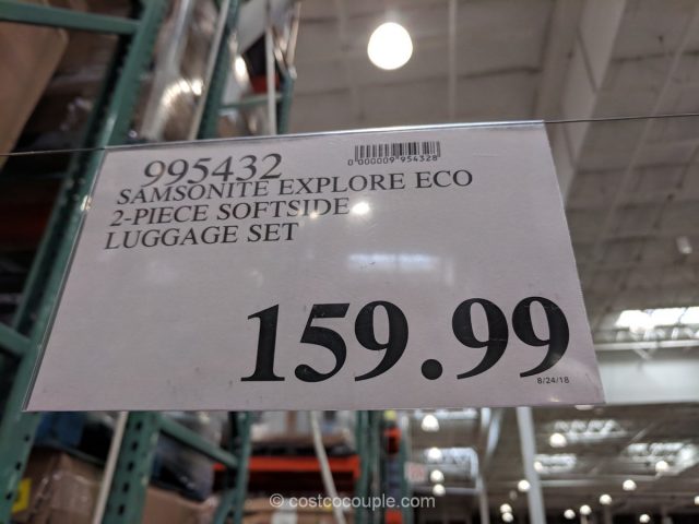 Samsonite Explore ECO 2-Piece Luggage Set Costco 