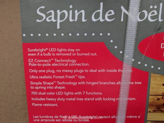 7.5 Ft Pre-Lit LED Tree Costco 