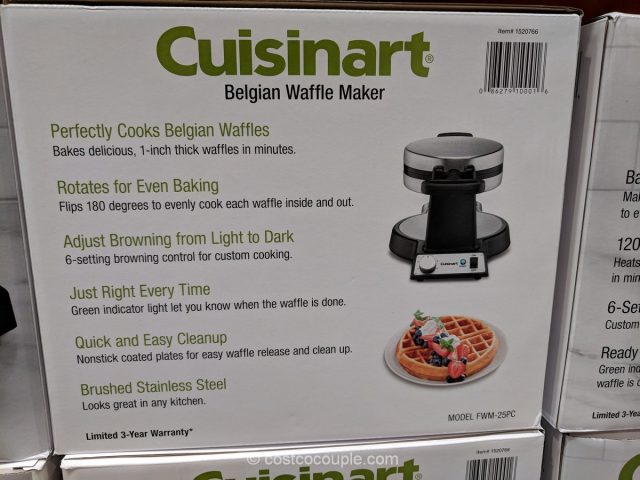 Cuisinart Single Belgian Waffle Maker Costco 