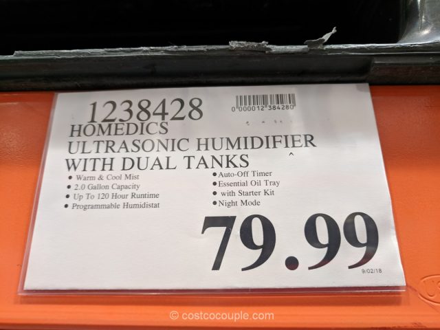 Homedics Ultrasonic Humidifier Costco 