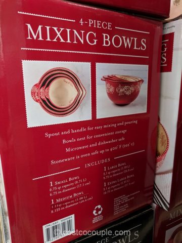 Baum 4-Piece Ceramic Mixing Bowls Costco 