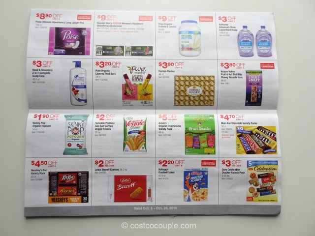 Costco October 2018 Coupon Book 10/03/18 to 10/28/18