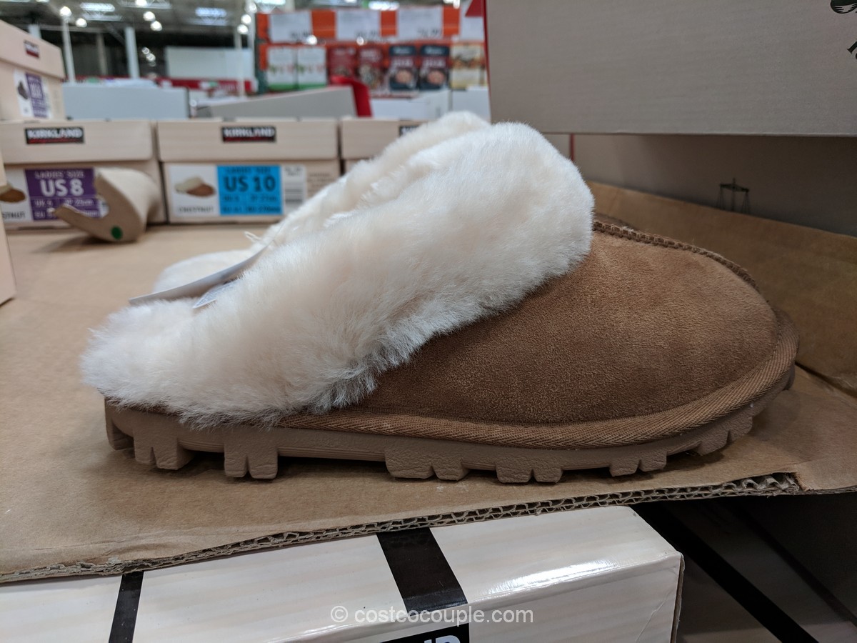 Kirkland Signature Women's Shearling Slippers in 3 Colours And 5 Sizes