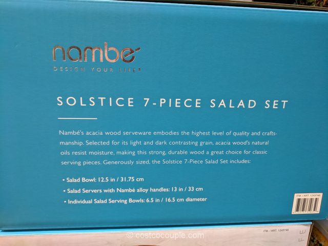 Nambe Solstice 7-Piece Salad Set Costco 