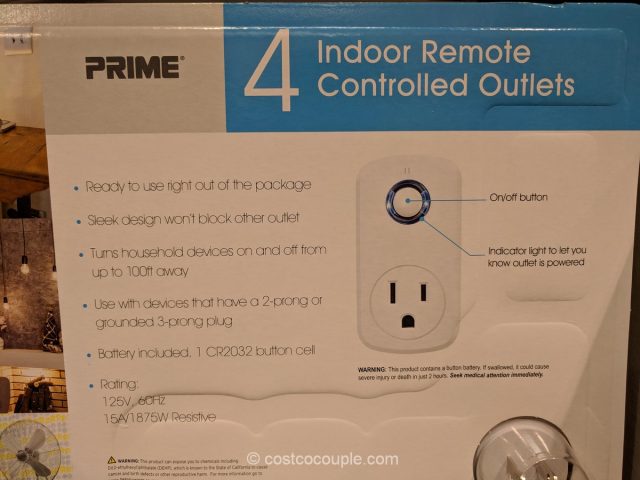 Prime Wireless Indoor Remote Outlet Costco 