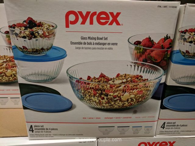 Pyrex Mixing Bowl Set Costco 