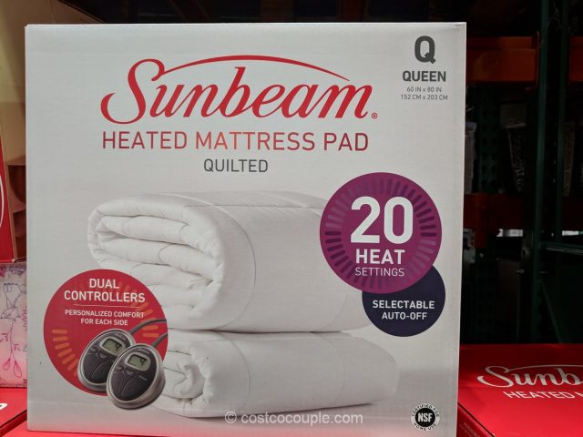 sunbeam premium heated mattress pad manual