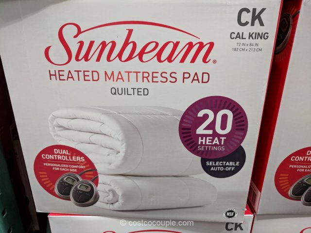 Sunbeam Heated Mattress Pad Costco 