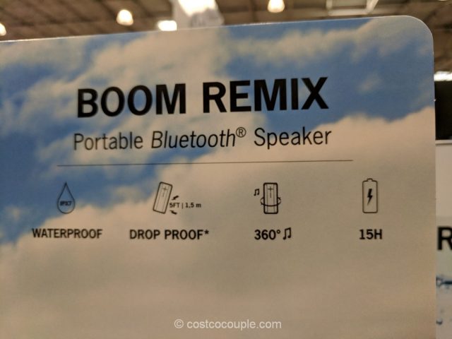 Ultimate Ears Boom Remix Portable Bluetooth Speaker Costco 
