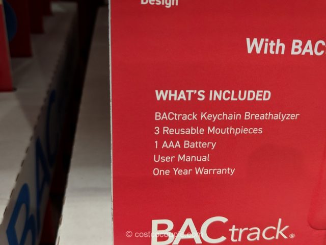 BACtrack C6 Keychain Breathalyzer Costco 