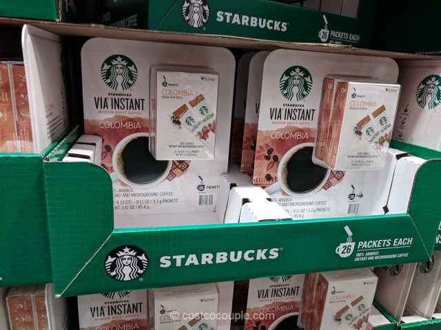 Starbucks VIA Instant Colombia Coffee - Medium Roast (3 Packs, 39 Total Sticks)