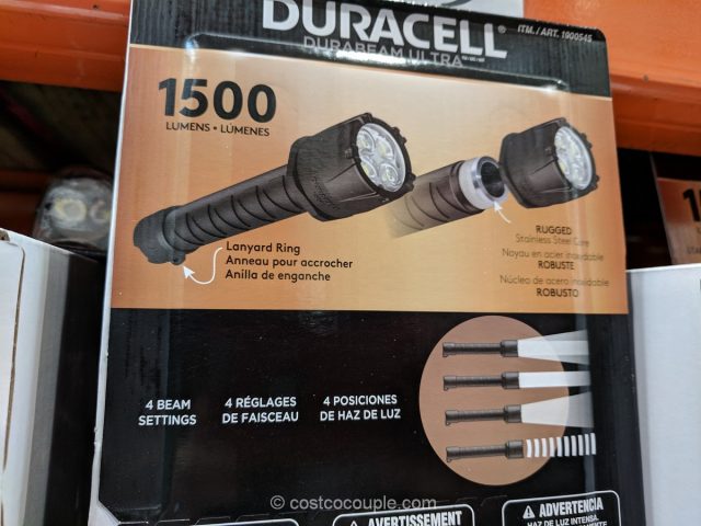 Duracell 1500 Lumen Flashlight Costco 