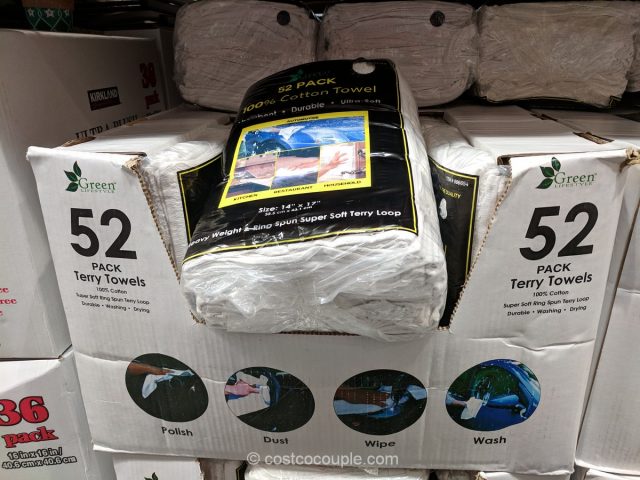 Green Lifestyle Cotton Terry Towels Costco 