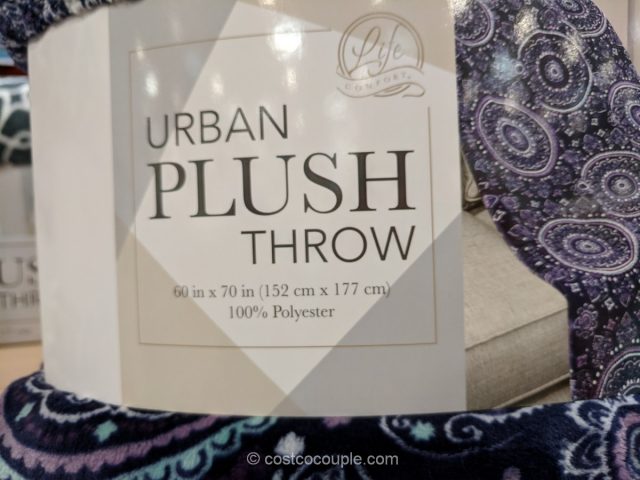 Life Comfort Urban Plush Throw Costco 