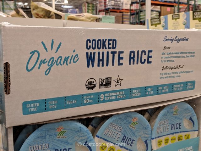 Minsley Organic Cooked White Rice Costco 
