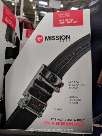 Mission Mens Leather Belt Costco 