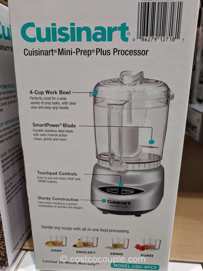 Cuisinart Mini-Prep Plus 4 Cup Work Bowl Food Processor CGC-4PC5 Tested  Working