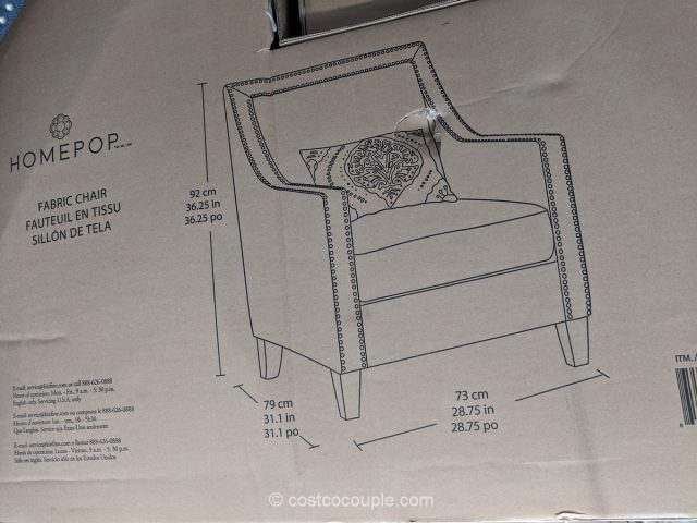 HomePop Fabric Chair Costco