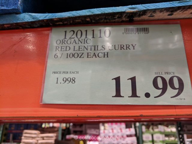 Khazana Organic Red Lentils Curry Costco