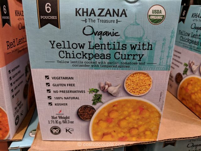Khazana Organic Yellow Lentils with Chickpea Curry Costco