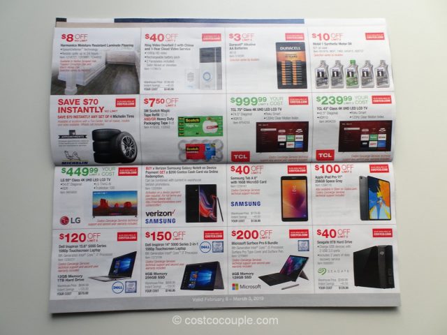 Costco February 2019 Coupon Book 02/06/19 to 03/03/19