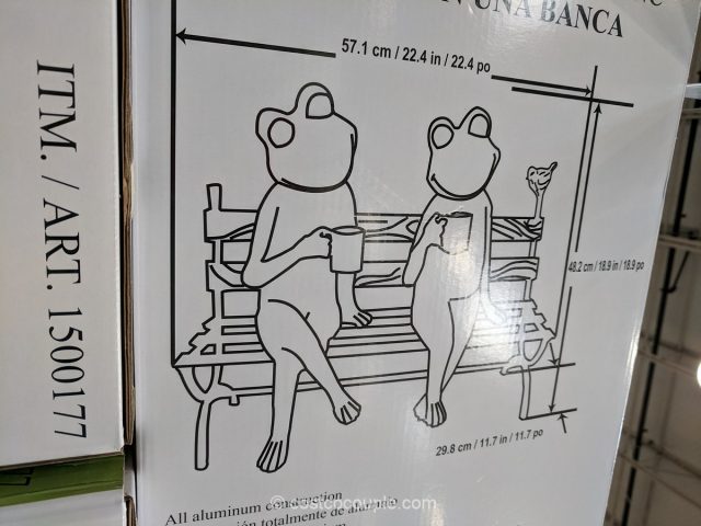 Frogs on Bench Costco 
