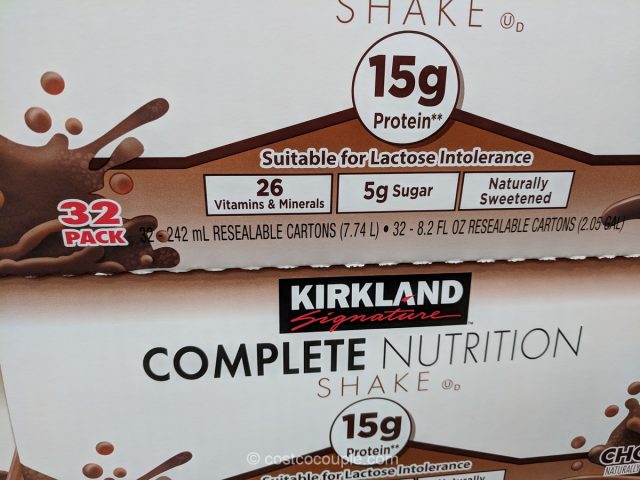 Kirkland Signature Complete Nutrition Chocolate Shake Costco 