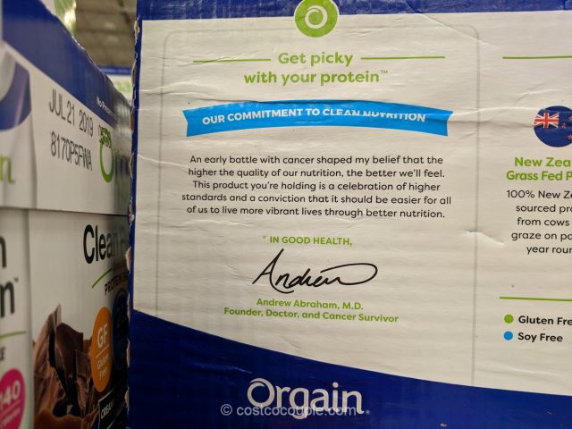 Orgain Clean Protein Shake Costco 